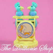 Fisher Price Loving Family Dream Dollhouse Pet Kissing Love Birds Hamster Wheel-Toys & Hobbies:Preschool Toys & Pretend Play:Fisher-Price:1963-Now:Dollhouses-Fisher-Price-Animals & Pets,Dollhouse,Dream Dollhouse,Fisher Price,Loving Family,Used-The Dollhouse Shop