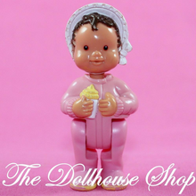Fisher Price Loving Family Dream Dollhouse Pink Baby Girl Doll Brown Hair-Toys & Hobbies:Preschool Toys & Pretend Play:Fisher-Price:1963-Now:Dollhouses-Fisher-Price-Baby,Brown Hair,Dollhouse,Dolls,Dream Dollhouse,Girl Dolls,Hispanic,Loving Family,Nursery Room,Pink,Used-The Dollhouse Shop