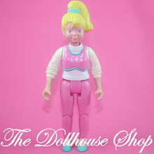 Fisher Price Loving Family Dream Dollhouse Pink Babysitter Teen Girl Dress Shop-Toys & Hobbies:Preschool Toys & Pretend Play:Fisher-Price:1963-Now:Dollhouses-Fisher-Price-Blonde Hair,Dollhouse,Dolls,Dream Dollhouse,Fisher Price,Used-The Dollhouse Shop