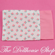 Fisher Price Loving Family Dream Dollhouse Pink Child Doll's Sleeping Bag-Toys & Hobbies:Preschool Toys & Pretend Play:Fisher-Price:1963-Now:Dollhouses-Fisher-Price-Backyard Fun,Blankets & Rugs,Camping Sets,Dollhouse,Dream Dollhouse,Fisher Price,Kids Bedroom,Loving Family,Outdoor Furniture,Pink,Used-The Dollhouse Shop