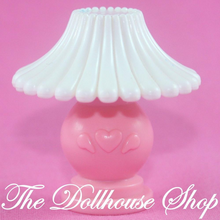 Fisher Price Loving Family Dream Dollhouse Pink Living Room Lamp-Toys & Hobbies:Preschool Toys & Pretend Play:Fisher-Price:1963-Now:Dollhouses-Fisher-Price-Dream Dollhouse,Fisher Price,Lamps & Coffee Tables,Living Room,Loving Family,Pink,Used-The Dollhouse Shop