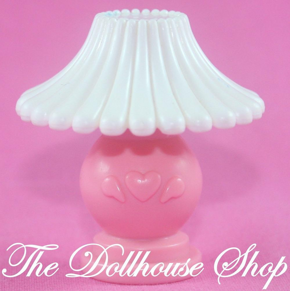 Fisher Price Loving Family Dream Dollhouse Pink Living Room Lamp-Toys & Hobbies:Preschool Toys & Pretend Play:Fisher-Price:1963-Now:Dollhouses-Fisher-Price-Dream Dollhouse,Fisher Price,Lamps & Coffee Tables,Living Room,Loving Family,Pink,Used-The Dollhouse Shop