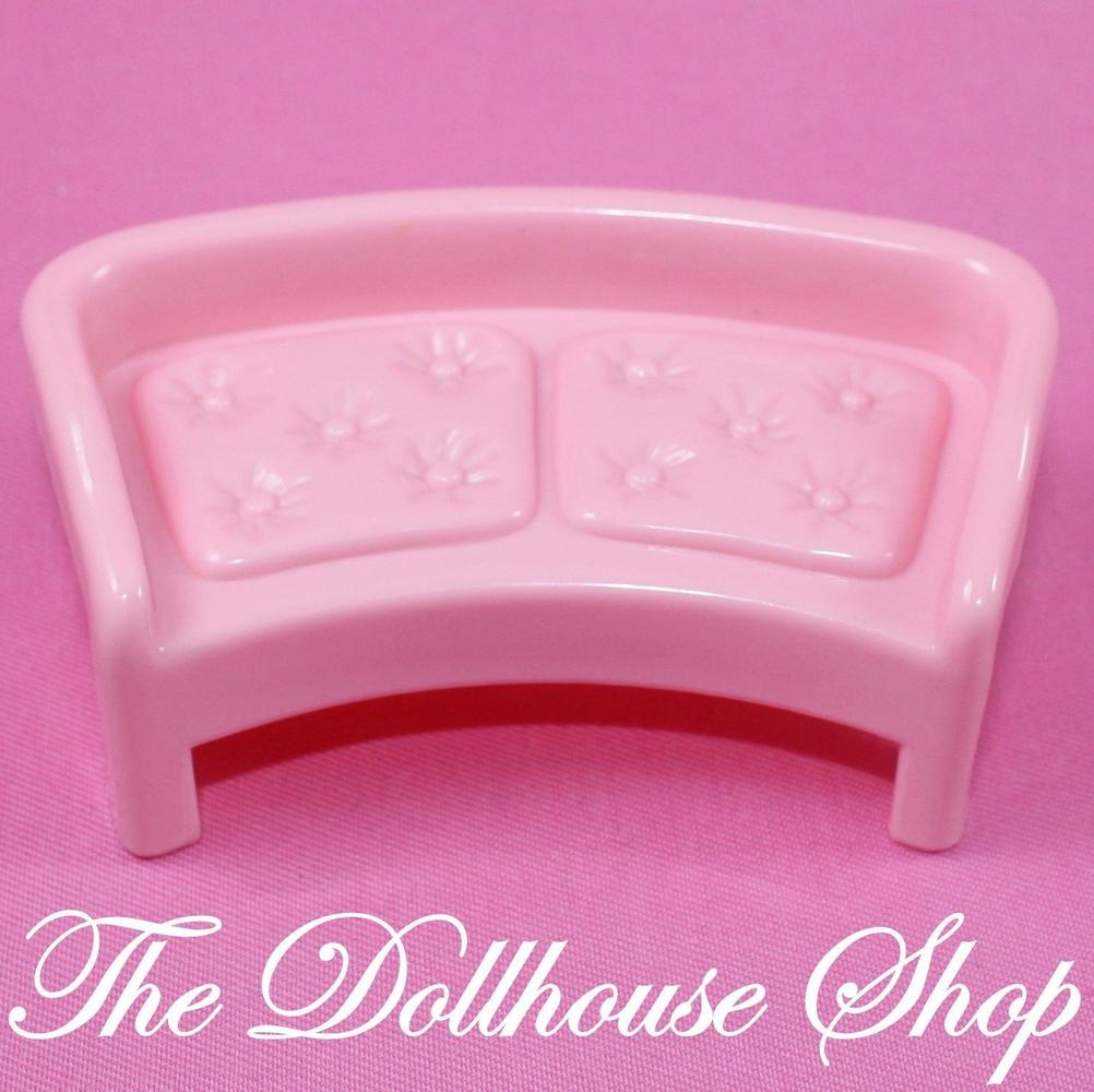 Fisher Price Loving Family Dream Dollhouse Pink Swimming Pool Seat Chair-Toys & Hobbies:Preschool Toys & Pretend Play:Fisher-Price:1963-Now:Dollhouses-Fisher-Price-Backyard Fun,Beach and Boat Sets,Chairs,Dollhouse,Dream Dollhouse,Fisher Price,Loving Family,Outdoor Furniture,Pink,Swimming Pool Sets,Used-The Dollhouse Shop