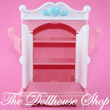 Fisher Price Loving Family Dream Dollhouse Pink Wardrobe Armoire Closet-Toys & Hobbies:Preschool Toys & Pretend Play:Fisher-Price:1963-Now:Dollhouses-Fisher-Price-Bedroom,Dollhouse,Dream Dollhouse,Fisher Price,Kids Bedroom,Loving Family,Pink,Used-Fisher Price Loving Family Dream Dollhouse Pink Wardrobe with doors, shelves, and hooks. Perfect for doll clothes! Find it now at The Dollhouse Shop!-The Dollhouse Shop