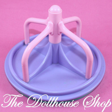 Fisher Price Loving Family Dream Dollhouse Purple Merry Go Round Backyard Fun-Toys & Hobbies:Preschool Toys & Pretend Play:Fisher-Price:1963-Now:Dollhouses-Fisher-Price-Backyard Fun,Dollhouse,Dream Dollhouse,Fisher Price,Loving Family,Outdoor Furniture,Purple,Used-The Dollhouse Shop