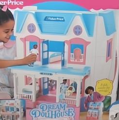 Fisher Price Loving Family Dream Dollhouse Replacement Pink Window Frame-The Dollhouse Shop