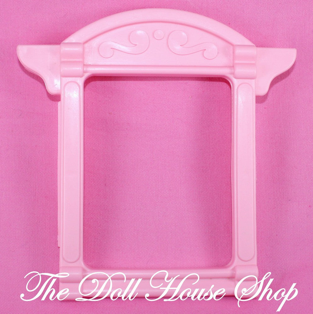 Fisher Price Loving Family Dream Dollhouse Replacement Pink Window Frame-Toys & Hobbies:Preschool Toys & Pretend Play:Fisher-Price:1963-Now:Dollhouses-Fisher-Price-Dollhouse,Dream Dollhouse,Fisher Price,Loving Family,Pink,Replacement Parts,Used-The Dollhouse Shop
