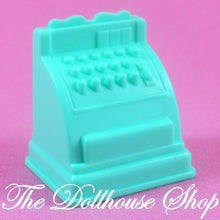 Fisher Price Loving Family Dream Dollhouse Teal Pet Dress Shop Cash Register-Toys & Hobbies:Preschool Toys & Pretend Play:Fisher-Price:1963-Now:Dollhouses-Fisher-Price-Dollhouse,Dream Dollhouse,Dress Shop and Pet Shop Set,Fisher Price,Loving Family,Used-Fisher Price Loving Family Dream Dollhouse teal cash register for pet shop play. Fun, creative, and perfect! Get it now at The Dollhouse Shop!-The Dollhouse Shop