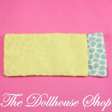 Fisher Price Loving Family Dream Dollhouse Yellow Camp Dolls Sleeping Bag-Toys & Hobbies:Preschool Toys & Pretend Play:Fisher-Price:1963-Now:Dollhouses-Fisher-Price-Backyard Fun,Blankets & Rugs,Camping Sets,Dollhouse,Dream Dollhouse,Fisher Price,Kids Bedroom,Loving Family,Outdoor Furniture,Used,Yellow-The Dollhouse Shop