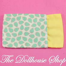 Fisher Price Loving Family Dream Dollhouse Yellow Child Doll's Sleeping Bag-Toys & Hobbies:Preschool Toys & Pretend Play:Fisher-Price:1963-Now:Dollhouses-Fisher-Price-Blankets & Rugs,Camping Sets,Dollhouse,Dream Dollhouse,Fisher Price,Kids Bedroom,Loving Family,Outdoor Furniture,Used,Yellow-The Dollhouse Shop