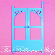 Fisher Price Loving Family Dream Dollhouse w/ Blue Roof Replacement Blue Doors-Toys & Hobbies:Preschool Toys & Pretend Play:Fisher-Price:1963-Now:Dollhouses-Fisher-Price-Dollhouse,Dollhouses & Replacement Parts,Dream Dollhouse,Fisher Price,Loving Family,Replacement Parts,Used-Get replacement Blue Front Doors for Fisher Price Loving Family Dream Dollhouse at The Dollhouse Shop. Perfect for creative play and fun!-The Dollhouse Shop