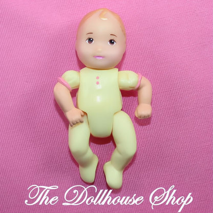 Fisher Price Loving Family Grand Mansion Dollhouse Yellow Baby Girl Doll-The Dollhouse Shop