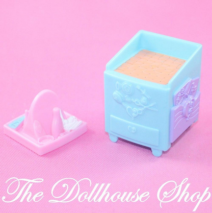 Fisher Price Loving Family Hidden Room Dollhouse Beauty Salon Blue Cart-Toys & Hobbies:Preschool Toys & Pretend Play:Fisher-Price:1963-Now:Dollhouses-Fisher-Price-Dollhouse,Fisher Price,Hidden Rooms Dollhouse,Loving Family,New-The Dollhouse Shop