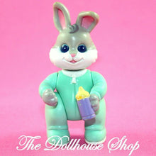 Fisher Price Loving Family Hideaway Hollow Dollhouse Green Baby Bunny Rabbit-Toys & Hobbies:Preschool Toys & Pretend Play:Fisher-Price:1963-Now:Dollhouses-Fisher-Price-Dolls,Fisher Price,Hideaway Hollow,Once Upon a Dream Palace,Used-Fisher Price Loving Family Hideaway Hollow Bunny for your dollhouse! Perfect Easter toy from The Dollhouse Shop. Small parts, not for under 3 years.-The Dollhouse Shop