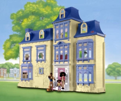 Fisher Price Loving Family Holiday Dollhouse Candle Window Bow New-The Dollhouse Shop