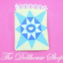 Fisher Price Loving Family Holiday Dollhouse Christmas Crib Blanket-Toys & Hobbies:Preschool Toys & Pretend Play:Fisher-Price:1963-Now:Dollhouses-Fisher-Price-Bedroom,Blankets & Rugs,Dollhouse,Fisher Price,Holidays & Seasonal,Home for the Holidays Dollhouse,Kids Bedroom,Loving Family,New,Nursery Room,Soft Furnishings-Fisher Price Loving Family Holiday Dollhouse crib blanket with reindeer design, perfect for Christmas play. Shop now at The Dollhouse Shop!-The Dollhouse Shop