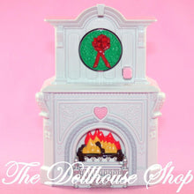 Fisher Price Loving Family Holiday Dollhouse Christmas Fireplace Mantel-Toys & Hobbies:Preschool Toys & Pretend Play:Fisher-Price:1963-Now:Dollhouses-Fisher-Price-Christmas,Dollhouse,Fisher Price,Holidays & Seasonal,Home for the Holidays Dollhouse,Living Room,Loving Family,New,White-Fisher Price Loving Family Holiday Dollhouse fireplace with lights, sounds, and seasonal wreath. Shop now at The Dollhouse Shop for fun pretend play!-The Dollhouse Shop