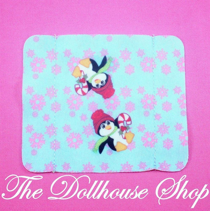 Fisher Price Loving Family Holiday Dollhouse Christmas Kids Bed Cover-Toys & Hobbies:Preschool Toys & Pretend Play:Fisher-Price:1963-Now:Dollhouses-Fisher-Price-Blankets & Rugs,Christmas,Dollhouse,Fisher Price,Holidays & Seasonal,Home for the Holidays Dollhouse,Loving Family,New-The Dollhouse Shop