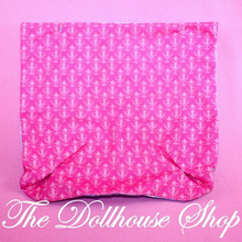 Fisher Price Loving Family Holidays Dollhouse Parents Christmas Bed Cover-Toys & Hobbies:Preschool Toys & Pretend Play:Fisher-Price:1963-Now:Dollhouses-Fisher-Price-Blankets & Rugs,Christmas,Dollhouse,Fisher Price,Holidays & Seasonal,Home for the Holidays Dollhouse,Loving Family,New,Parents Bedroom-The Dollhouse Shop