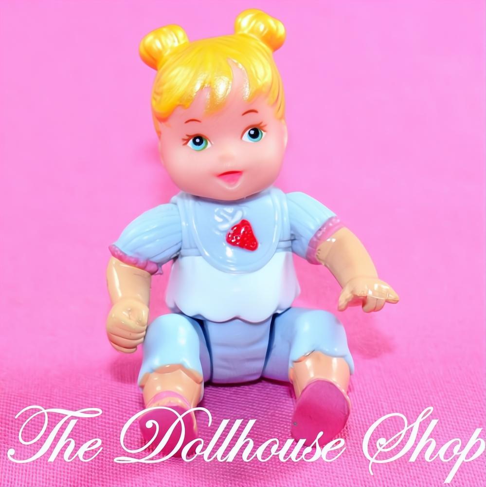 Fisher Price Loving Family New Additions Dollhouse Baby Girl Doll Blonde Hair-The Dollhouse Shop