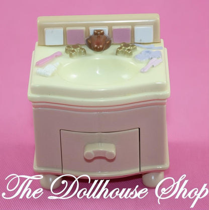 Fisher Price Loving Family New Additions Dollhouse Bathroom Vanity Sink-The Dollhouse Shop