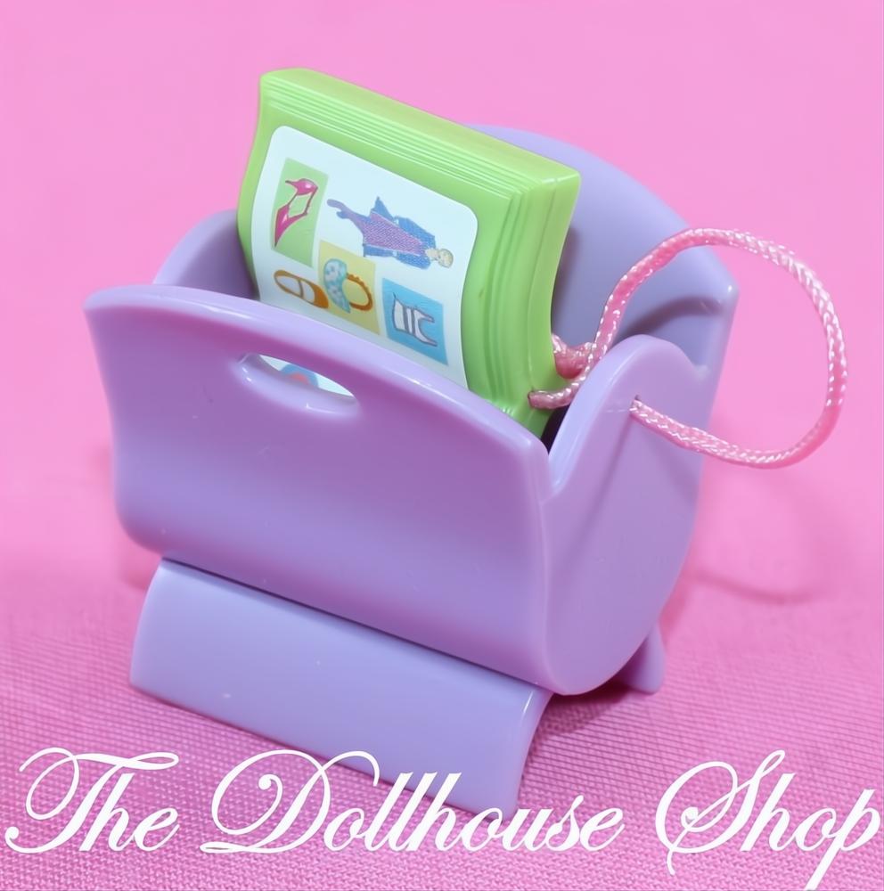 Fisher Price Loving Family New Additions Dollhouse Magazine Book Rack Teen Room-The Dollhouse Shop