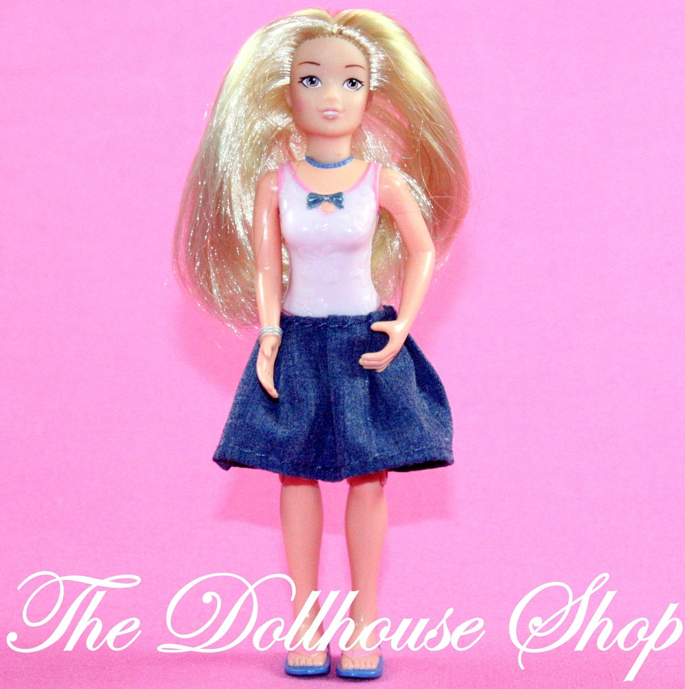 Fisher Price Loving Family New Additions Dollhouse Teen Girl Mom Doll Blonde Hair-Toys & Hobbies:Preschool Toys & Pretend Play:Fisher-Price:1963-Now:Dollhouses-Fisher-Price-Dollhouse,Dolls,Fisher Price,Loving Family,Mother,New Additions Dollhouse,Used-The Dollhouse Shop