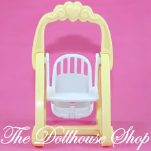 Fisher Price Loving Family New Additions Dollhouse Yellow Baby Doll Swing-The Dollhouse Shop