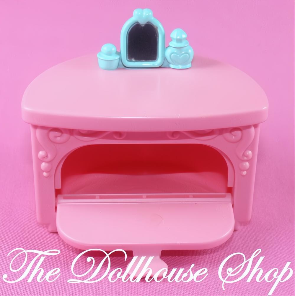 Fisher Price Loving Family Once Upon A Dream Castle Pink Vanity Dresser-The Dollhouse Shop