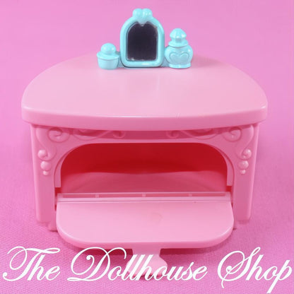 Fisher Price Loving Family Once Upon A Dream Castle Pink Vanity Dresser-The Dollhouse Shop