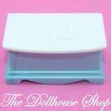 Fisher-Price Loving Family Once Upon a Dream Palace Treasure Chest Box-Toys & Hobbies:Preschool Toys & Pretend Play:Fisher-Price:1963-Now:Dollhouses-Fisher-Price-Dollhouse,Dream Dollhouse,Fisher Price,Kids Bedroom,Loving Family,Nursery Room,Once Upon a Dream Castle,Used-Fisher Price Loving Family Once upon a dream castle blue and white treasure chest or toy box for your dollhouse nursery or playroom. Gently used, pre-owned condition Perfect for Fisher Price Loving family Dream Dollhouse, Once upon a Dream C