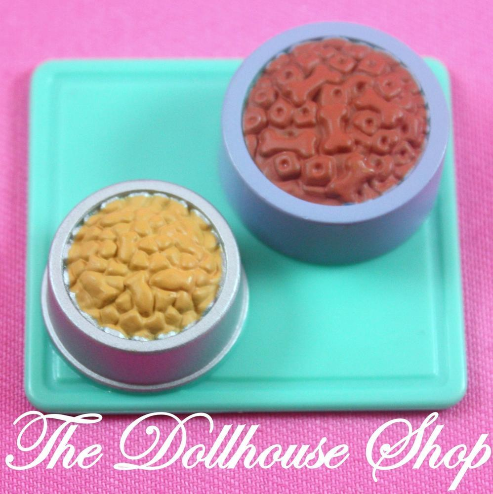 Fisher Price Loving Family Special Edition DollHouse Pet Cat Dog Food Bowl-Toys & Hobbies:Preschool Toys & Pretend Play:Fisher-Price:1963-Now:Dollhouses-Fisher-Price-Animal & Pet Accessories,Backyard Fun,Dollhouse,Fisher Price,Loving Family,Special Edition Townhouse,Used-The Dollhouse Shop
