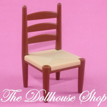 Fisher Price Loving Family Special Edition Townhouse Dollhouse Brown Desk Chair-Toys & Hobbies:Preschool Toys & Pretend Play:Fisher-Price:1963-Now:Dollhouses-Fisher-Price-Brown,Chairs,Dollhouse,Fisher Price,Loving Family,Office,Special Edition Townhouse,Used-The Dollhouse Shop