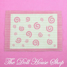 Fisher Price Loving Family Special Edition Townhouse Dollhouse Floor Rug Living Room-Toys & Hobbies:Preschool Toys & Pretend Play:Fisher-Price:1963-Now:Dollhouses-Fisher-Price-Bedroom,Blankets & Rugs,Dollhouse,Dream Dollhouse,Fisher Price,Living Room,Loving Family,Soft Furnishings,Special Edition Townhouse,Used-Fisher Price Loving Family Townhouse Pink Floor Rug for dollhouses. Perfect for playtime fun! Find it now at The Dollhouse Shop, your dollhouse expert!-The Dollhouse Shop