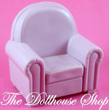 Fisher Price Loving Family Special Edition Townhouse Dollhouse Pink Single Sofa-Toys & Hobbies:Preschool Toys & Pretend Play:Fisher-Price:1963-Now:Dollhouses-Fisher-Price-Dollhouse,Fisher Price,Living Room,Loving Family,Pink,Special Edition Townhouse,Used-The Dollhouse Shop