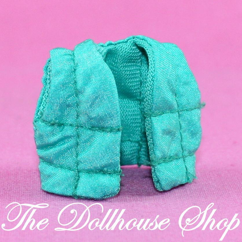 Fisher Price Loving Family Special Edition Townhouse Girl Dolls Green Vest-Toys & Hobbies:Preschool Toys & Pretend Play:Fisher-Price:1963-Now:Dollhouses-Fisher-Price-Doll Dress Ups,Dollhouse,Fisher Price,Loving Family,Special Edition Townhouse,Used-The Dollhouse Shop