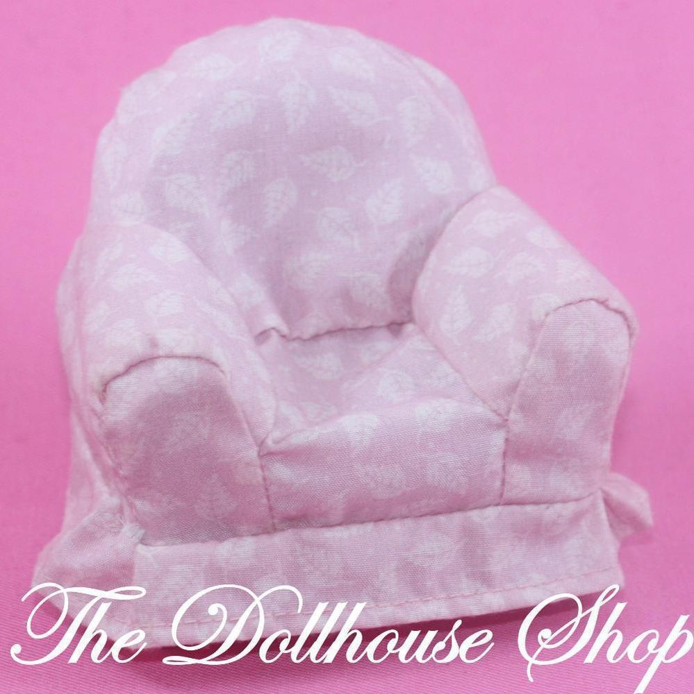 Fisher Price Loving Family Special Edition Townhouse Pink Sofa chair Fabric-Toys & Hobbies:Preschool Toys & Pretend Play:Fisher-Price:1963-Now:Dollhouses-Fisher-Price-Dollhouse,Fisher Price,Living Room,Loving Family,Pink,Special Edition Townhouse,Used-Fisher Price Loving Family Special Edition Townhouse pink sofa chair, perfect for dollhouses. Find it now at The Dollhouse Shop for fun playtime!-The Dollhouse Shop