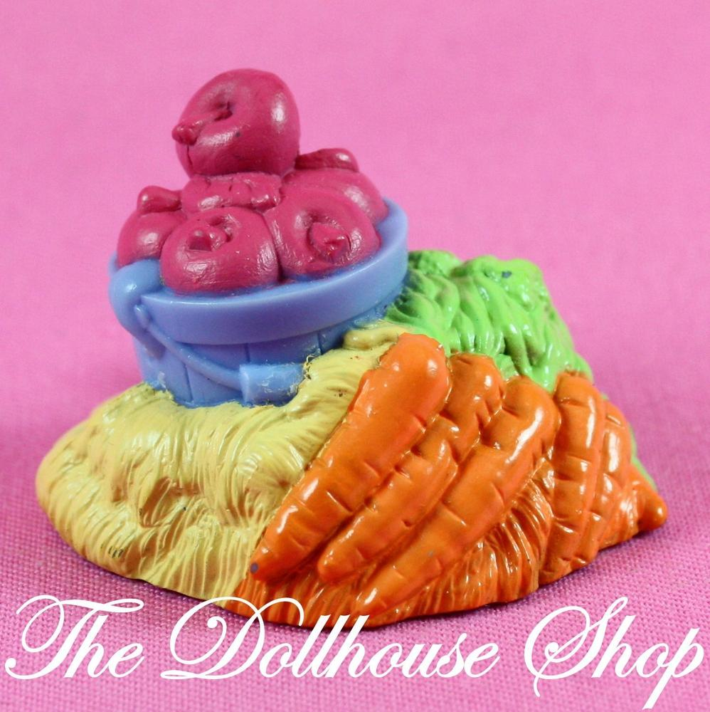 Fisher Price Loving Family Sweet Expressions Stable Apples Fruit Vegetables-Toys & Hobbies:Preschool Toys & Pretend Play:Fisher-Price:1963-Now:Dollhouses-Fisher-Price-Dollhouse,Fisher Price,Food Accessories,Home & Stable,Horses & Stables,Loving Family,Sweet Expressions Stable,Used-The Dollhouse Shop