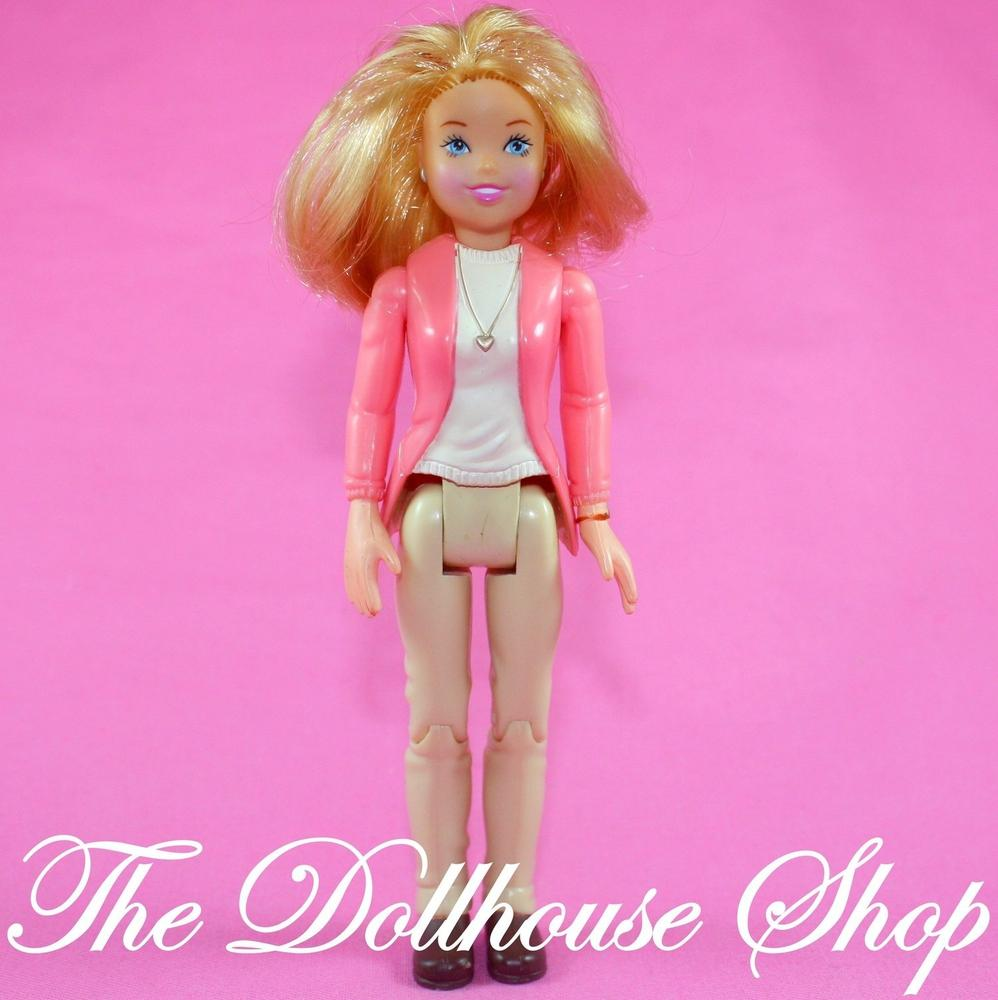 Fisher Price Loving Family Sweet Sounds Dollhouse Blonde Mom Mother Doll People-Toys & Hobbies:Preschool Toys & Pretend Play:Fisher-Price:1963-Now:Dollhouses-Fisher-Price-Blonde Hair,Dollhouse,Dolls,Fisher Price,Loving Family,Mother,Pink,Sweet Sounds,Used-The Dollhouse Shop