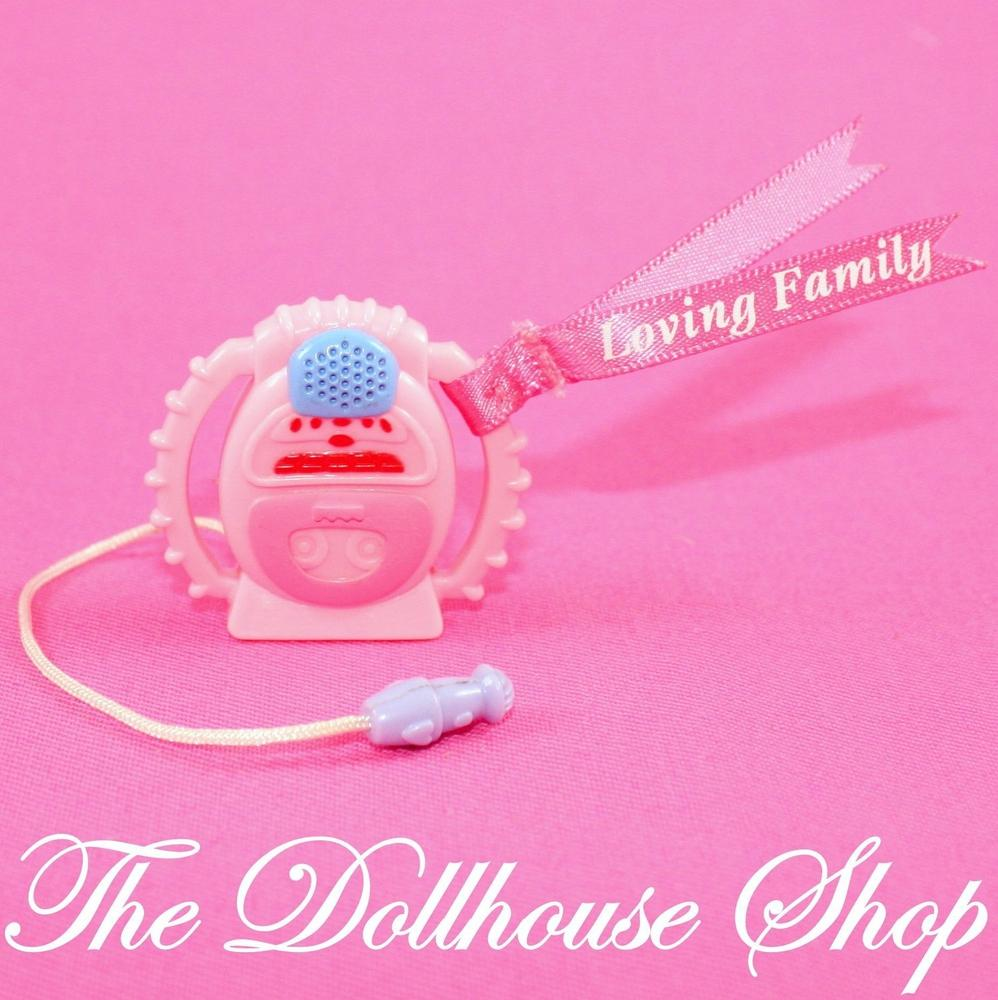 Fisher Price Loving Family Sweet Sounds Dollhouse Pink Karaoke Doll Stereo Radio-Toys & Hobbies:Preschool Toys & Pretend Play:Fisher-Price:1963-Now:Dollhouses-Fisher-Price-Dollhouse,Fisher Price,Kids Bedroom,Loving Family,Sweet Sounds,Used-The Dollhouse Shop