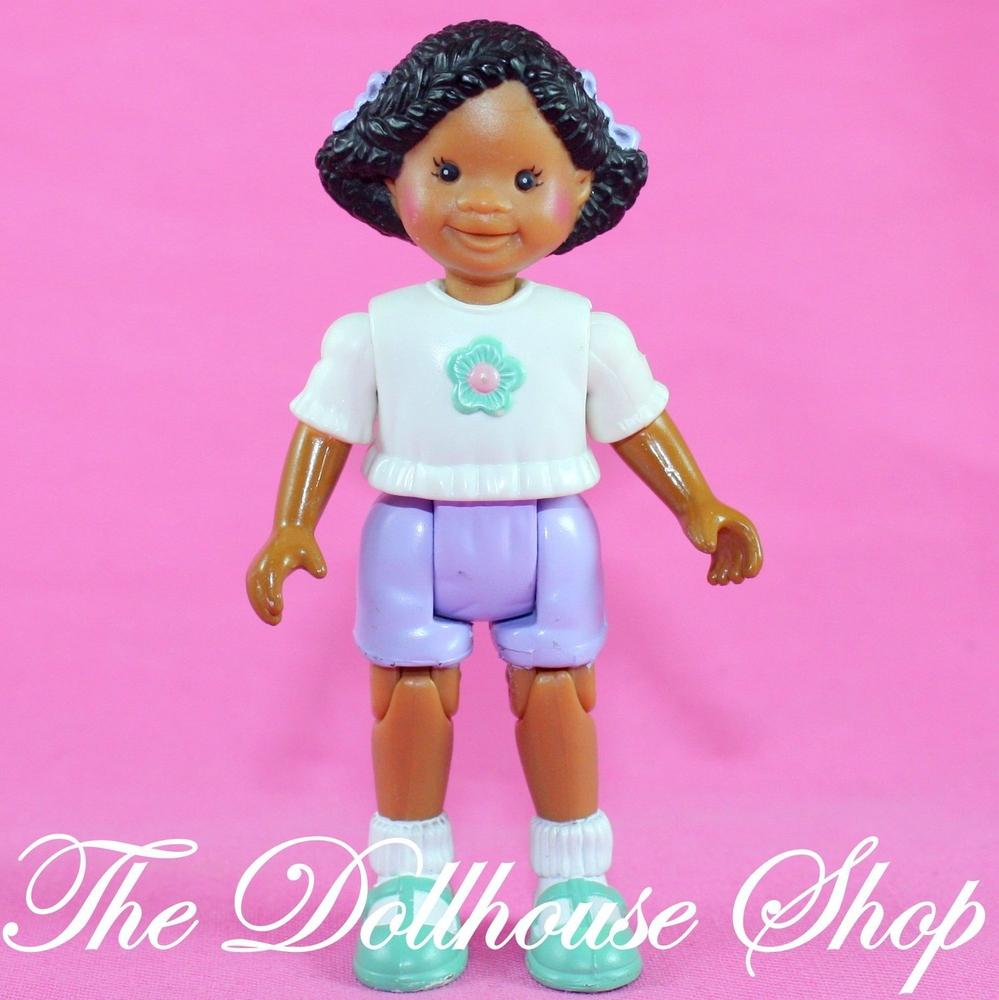 Fisher Price Loving Family Twin Time Dollhouse African American Girl Sibling Doll-Toys & Hobbies:Preschool Toys & Pretend Play:Fisher-Price:1963-Now:Dollhouses-Fisher-Price-African American,Dollhouse,Dolls,Fisher Price,Girl Dolls,Loving Family,Twins,Used-The Dollhouse Shop