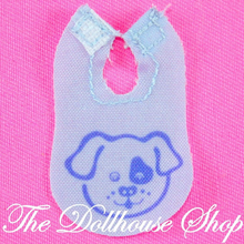 Fisher Price Loving Family Twin Time Dollhouse Blue Baby Boy Doll Bib Feeding Nursery-Toys & Hobbies:Preschool Toys & Pretend Play:Fisher-Price:1963-Now:Dollhouses-Fisher-Price-Blue,Doll Dress Ups,Dollhouse,Fisher Price,Grand Mansion,Kitchen,Loving Family,Nursery Room,Twin Time,Used-The Dollhouse Shop