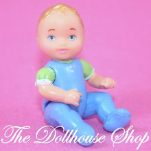 Fisher Price Loving Family Twin Time Dollhouse Blue Blonde Baby Boy Doll-Toys & Hobbies:Preschool Toys & Pretend Play:Fisher-Price:1963-Now:Dollhouses-Fisher-Price-Boy Dolls,Dollhouse,Dolls,Fisher Price,Loving Family,Twin Time,Twins,Used-Fisher Price Loving Family Twin Time Dollhouse Blue Baby Boy Doll, perfect for pretend play. Find it now at The Dollhouse Shop! Safe for kids 3+.-The Dollhouse Shop
