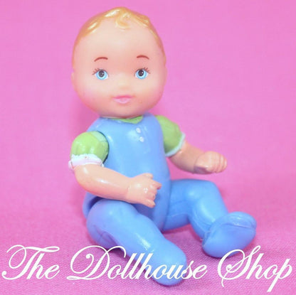 Fisher Price Loving Family Twin Time Dollhouse Blue Blonde Baby Boy Doll-Toys & Hobbies:Preschool Toys & Pretend Play:Fisher-Price:1963-Now:Dollhouses-Fisher-Price-Boy Dolls,Dollhouse,Dolls,Fisher Price,Loving Family,Twin Time,Twins,Used-Fisher Price Loving Family Twin Time Dollhouse Blue Baby Boy Doll, perfect for pretend play. Find it now at The Dollhouse Shop! Safe for kids 3+.-The Dollhouse Shop
