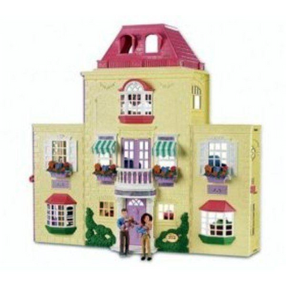 Fisher Price Loving Family Twin Time Dollhouse Replacement Door Surround Balcony-Toys & Hobbies:Preschool Toys & Pretend Play:Fisher-Price:1963-Now:Dollhouses-Fisher-Price-Dollhouse,Fisher Price,Loving Family,Replacement Parts,Twin Time,Used-The Dollhouse Shop