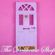 Fisher Price Loving Family Twin Time Dollhouse Replacement Purple Front Door-Toys & Hobbies:Preschool Toys & Pretend Play:Fisher-Price:1963-Now:Dollhouses-Fisher-Price-Dollhouse,Fisher Price,Loving Family,Replacement Parts,Twin Time,Used-The Dollhouse Shop