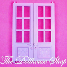 Fisher Price Loving Family Twin Time Dollhouse Replacement Side Purple Doors-Toys & Hobbies:Preschool Toys & Pretend Play:Fisher-Price:1963-Now:Dollhouses-Fisher-Price-Dollhouse,Fisher Price,Loving Family,Replacement Parts,Twin Time,Used-The Dollhouse Shop