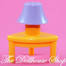 Fisher Price My First Dollhouse Living Room Orange Lamp Table-Toys & Hobbies:Preschool Toys & Pretend Play:Fisher-Price:1963-Now:Dollhouses-Fisher-Price-Dollhouse,Fisher Price,Living Room,My First Dollhouse,Used-Fisher Price My First Dollhouse orange lamp table for cozy rooms. Gently used, perfect for playtime fun! Find it now at The Dollhouse Shop!-The Dollhouse Shop