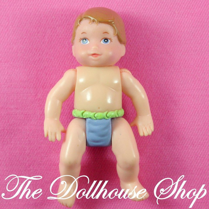 Fisher Price New Additions Loving Family Dollhouse Nursery Baby Boy Girl Doll-Toys & Hobbies:Preschool Toys & Pretend Play:Fisher-Price:1963-Now:Dollhouses-Fisher-Price-Baby,Boy Dolls,Dollhouse,Dolls,Fisher Price,Girl Dolls,Loving Family,New Additions Dollhouse,Used-The Dollhouse Shop