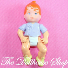 Fisher Price New Additions Loving Family Dollhouse Orange Hair Baby Boy Girl Doll-Toys & Hobbies:Preschool Toys & Pretend Play:Fisher-Price:1963-Now:Dollhouses-Fisher-Price-Baby,Boy Dolls,Dollhouse,Dolls,Fisher Price,Girl Dolls,Loving Family,New Additions Dollhouse,Used-The Dollhouse Shop